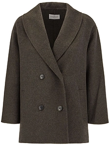 The Dynamis Studio Double-Breasted Brushed Coat