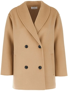 The Dynamis Studio Double-Breasted Brushed Coat