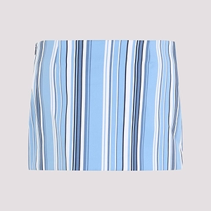 The Frankie Shop Hera Striped Mini Skirt