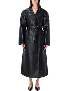 The Frankie Shop Tina Oversized Trench Coat