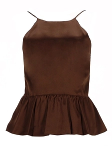 The Garment Peplum Bow Detail Top