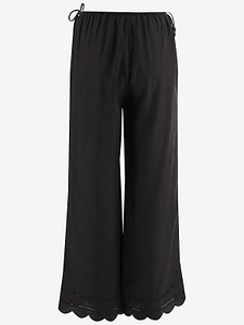 The Garment Scalloped Wide-Leg Pants