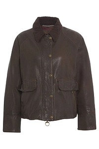 The Jackie Leathers Glamis Vegt Zipped Jacket