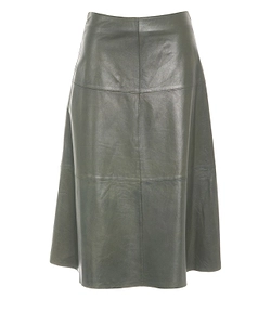 The Jackie Leathers Rhea Seam Detail Skirt