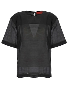 The Latest Sheer Panel T-Shirt