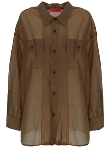 The Latest Sheer Oversized Shirt
