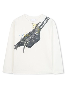 The Marc Jacobs Kids Graphic Printed Long Sleeved T-Shirt
