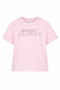 The Marc Jacobs Kids Logo-Embellished Crewneck T-Shirt