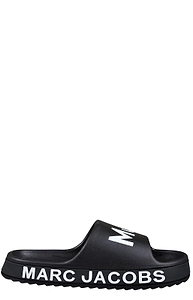 The Marc Jacobs Kids Logo-Printed Slip-On Sandals