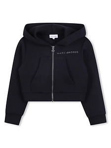 The Marc Jacobs Kids Logo Zip-Up Hoodie