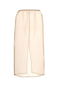 The Nina Studio Sheer Slit Midi Skirt