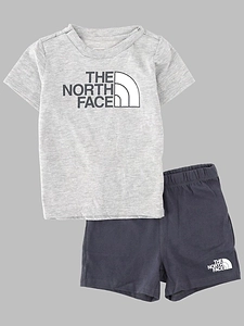 The North Face Kids Logo T-Shirt And Shorts Suit