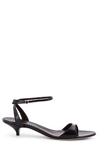The Row Vika Ankle Strap Kitten Heel Sandals