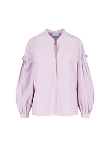 The Seafarer Ballon Sleeved Striped Shirt