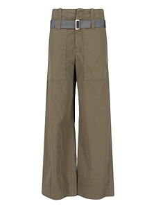 The Seafarer Belted Waist Wide-Leg Trousers