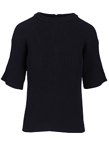 The Seafarer Clichet Open-Back Knitted Top