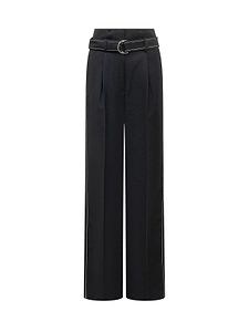 The Seafarer Irony Belted Wide-Leg Pants