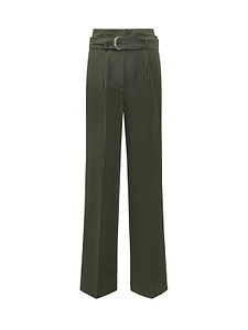 The Seafarer Irony Belted Wide-Leg Pants