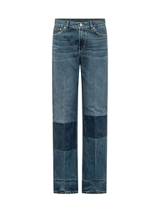 The Seafarer Patchwork Straight-Leg Jeans