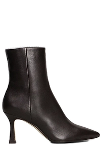 The Seller Pointed Toe Zipped Ankle Boots