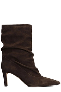 The Seller Slouch-Leg Stiletto Heel Boots