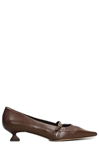 The Seller Slip-On Pointed-Toe Pumps