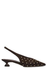 The Seller Studded Slingback Pumps