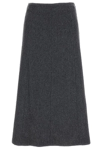 Thelatest A-Line Pleated Midi Skirt