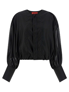 Thelatest Diana Oversized Puff-Sleeve Top