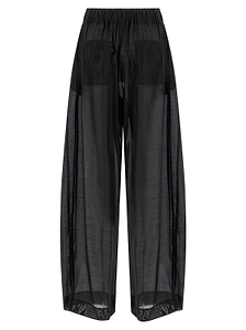 Thelatest Dora Sheer Wide-Leg Pants