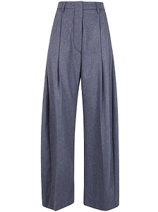 Thelatest E-Billie Wide Leg Pleated Trousers