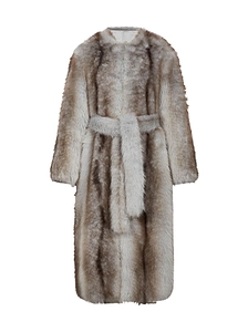 Thelaurent Shearling Belted Coat
