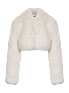 Thelaurent Shearling Cropped Coat