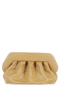 Themoirè Bios Embossed Magnetic Closed Clutch Bag