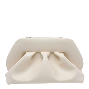 Themoirè Bios Ruched Sculptural Clutch Bag