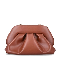 Themoirè Bios Pleated Medium Clutch Bag