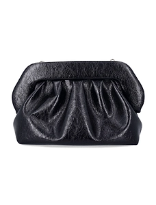 Themoirè Bios Ruched Clutch Bag