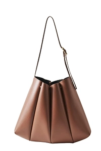 Themoirè Calipso Pleated Shoulder Bag