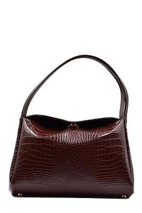 Themoirè Eudora Embossed Shoulder Bag