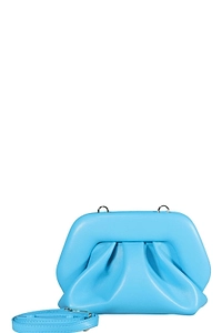 Themoirè Gathered Clutch Bag