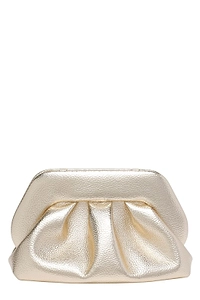 Themoirè Medium Bios Metallic Clutch Bag