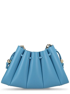Themoirè Pleated Drawstring Shoulder Bag