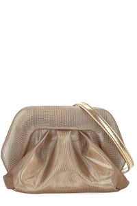 Themoirè Pleated Frame Clutch Bag