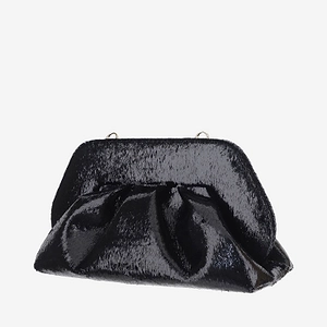 Themoirè Pleated Frame Shoulder Bag