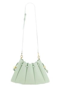 Themoirè Pleated Shoulder Bag