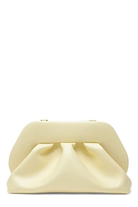 Themoirè Ruched Detailed Medium Clutch Bag