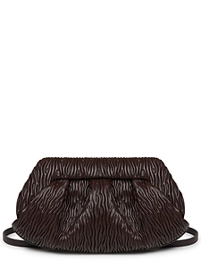 Themoirè Pleated Shoulder Bag