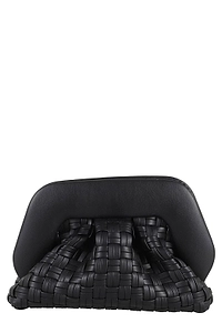 Themoirè Tia Metallic Clutch Bag
