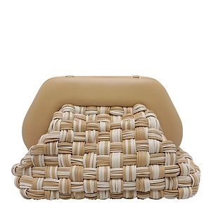 Themoirè Tia Woven Shoulder Bag