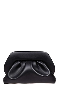 Themoirè Vegan Ruched Clutch Bag